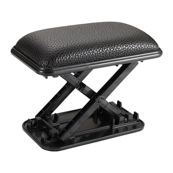 

soft car armrest cushion memory foam thicken leather car seat rest pads adjustable height elbow increase elbow support