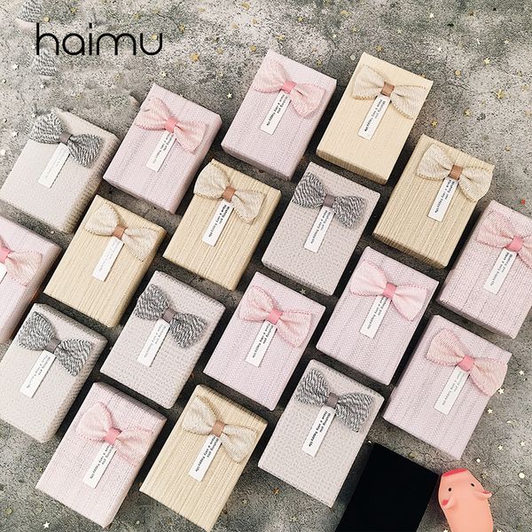 

2pcs cute bow square gift packaging gift box dessert wedding favor gifts full moon box valentine's day decoration boxes