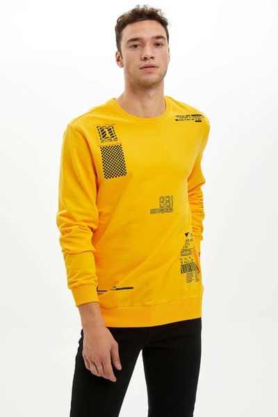 

defacto man sweat shirt-l1000az19au, Black