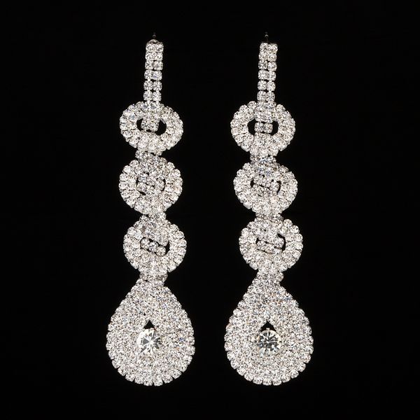 

ornaments earrings woman exaggeration long fund eardrop temperament defence allergy wind earring, Golden