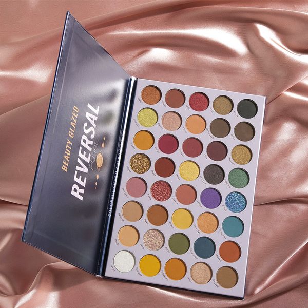 

beauty glazed 40 color reversal planet highlights matte eye shadow disc amazon wish quick sale burst