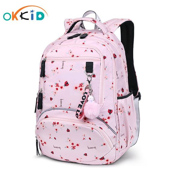 

bags for girls okkid waterproof bookbag student cute flower children backpacks kids school backpack girl gift