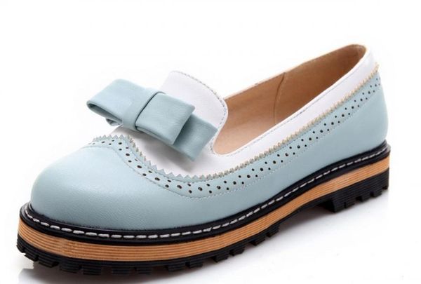 

бесплатно отправить 2019 весна и осень новый стиль корейский бантом круглая голова женская обувь, Black