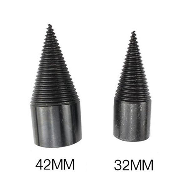 

32/42mm high speed twist drill bit wood splitter screw cones splitting bit wood drill square round hexagonal