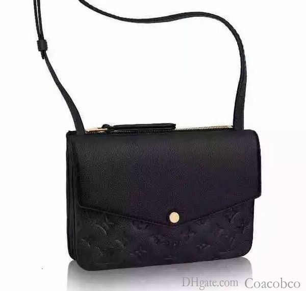 

2019 m50185 classic new black embossing women shoulder bags hobo handbags handles boston cross body messenger shoulder bags