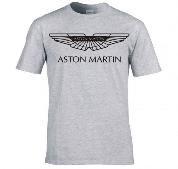 

new brand mens designer t shirt arrived men t shirt aston martin logo am t shirt male tees t20it5, White;black