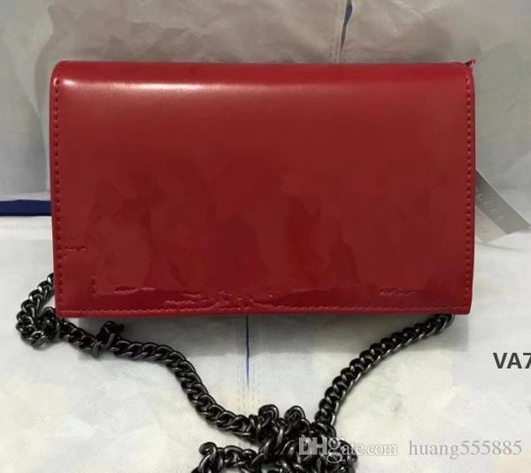 

the new 2017 the european and american fashion female bag shoulder bag inclined shoulder bag ms chain packageva7