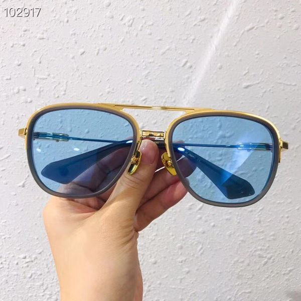 

2020 es square t402 metal-plank sunglasses uv400 hd colorful lens55-19-150 fashion designed star exqusite processing fullset case