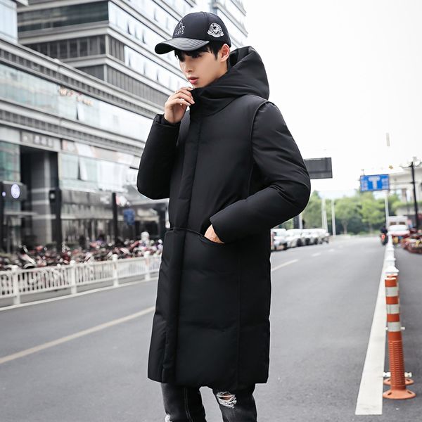 6 farbe Neue Stil Herren Lange Parka Mantel Hombre Übergroßen 5XL Winter Jacke Männer Berühmte Marke Herren Kleidung Warme Jaqueta masculina