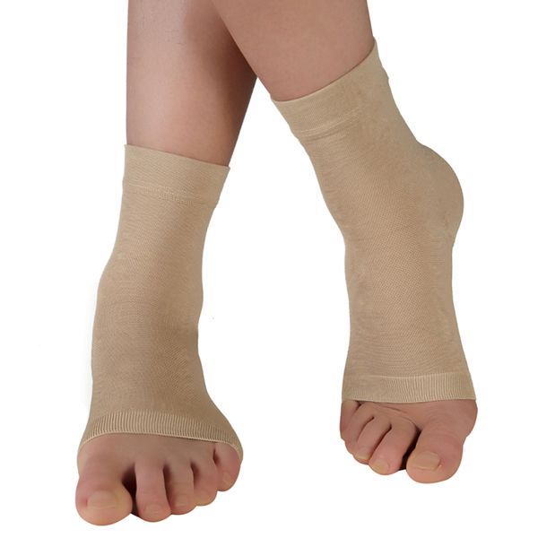 

ankle guard with arch support heel pain relief compress elastic plantar fasciitis socks protective, Blue;black