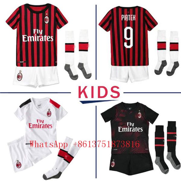 

2019 мальчик ребенок футболка ac мужчины дети комплект рубашки носки 19/20 лучшее качество дети комплект ибрагимович повседневная детская ру, White;black