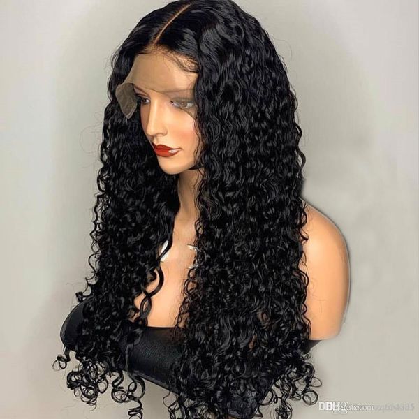Brazilian Remy Curly Part Human Hair Wigs For Black Women