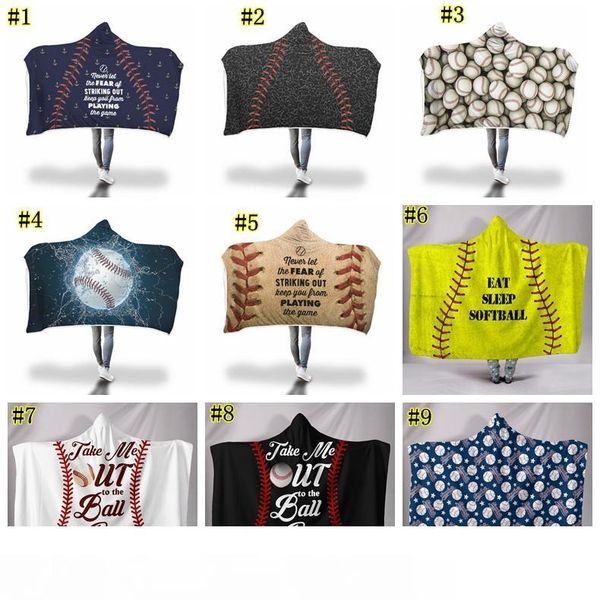 

бейсбол футбол одеяло шерпа софтбол одеяло спортивная тема с капюшоном мыс футбол купальное полотенце пеленание одеяла mma1655-6