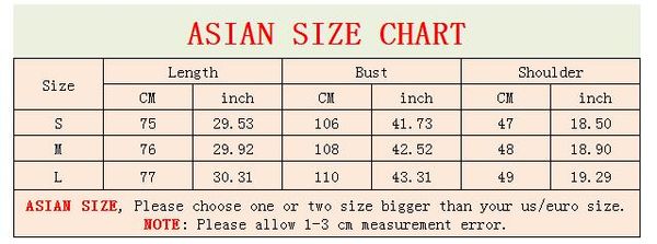 Asian Women S Size Chart