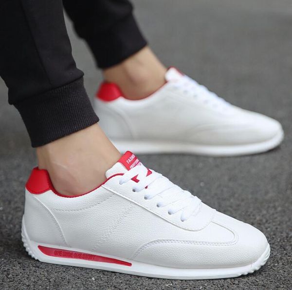 

new men's white shoes men's soil sports casual shoes men loafers zapatos de hombre sneakers fashionable breathable mens, Black