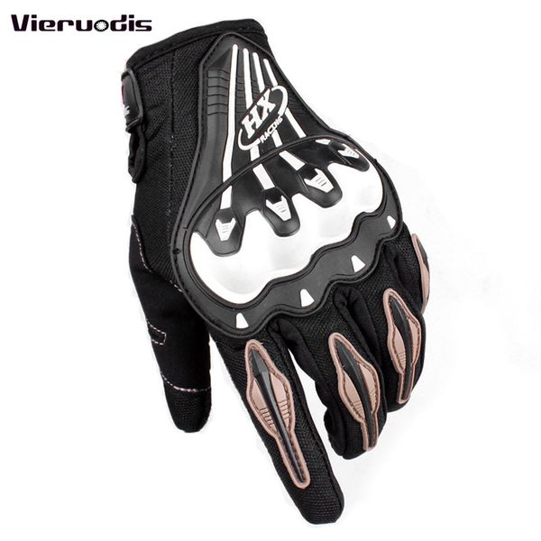 

motorcycle adventure touring ventilated gloves full finger gloves for motorcycle riding waterproof motocross warm gear, Black