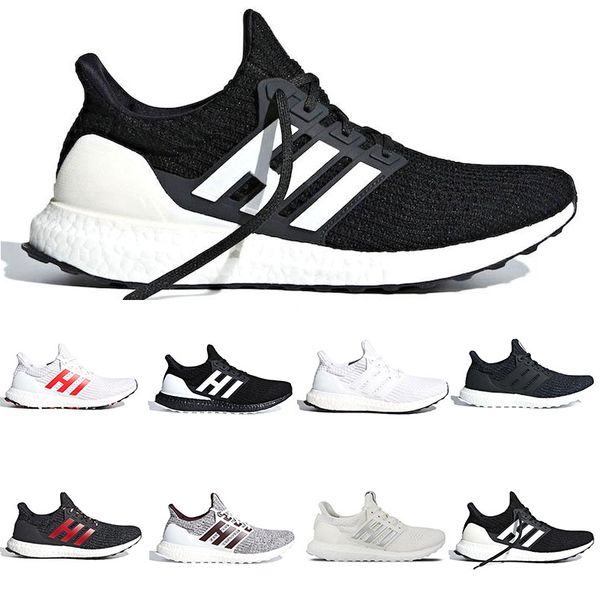 

2019 Ultra Boost 4.0 Triple Black and White Primeknit Oreo CNY Blue Grey Men Women Running Shoes Ultra Boosts 4.0 Designer Sport Sneakers