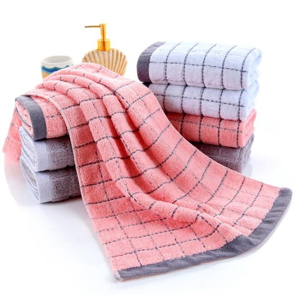 

bathroom l adults plaid cotton soft thick breathable face hand shower towel made of highquality cotton material durable safe