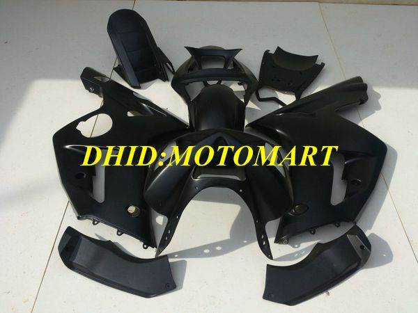 Kit de carenagem para KAWASAKI NINJA ZX 6R 03 04 ZX-636 600CC ZX6R 636 2003 2004 Kit de Carenagem Fosco preto ZX23