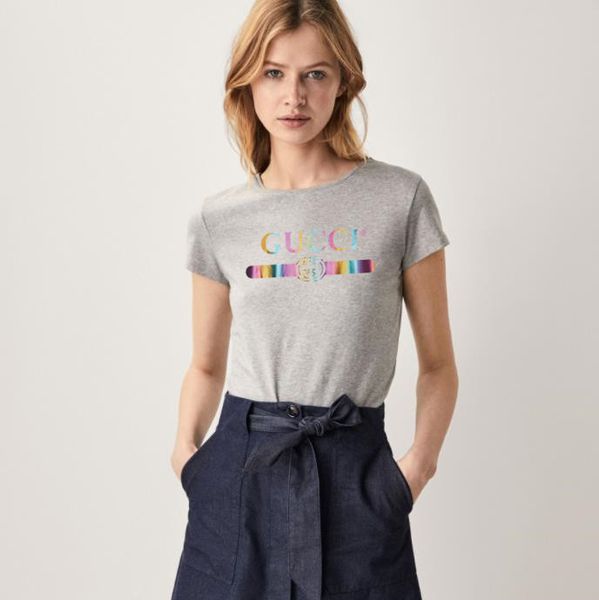 

женская летняя футболка дизайнер новое печатное письмо с коротким рукавом футболка круглый вырез мода женская простая стильная одежда, White