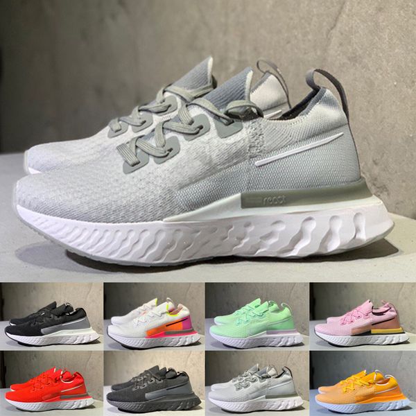 

2020 walking fly react 5.0 instant sport go men running shoes for women black white fashion outdoor sneakers knit breath with sign us5.5-11