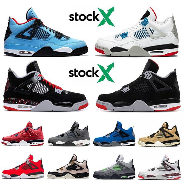 

splatter 4 jumpman 4s basketball shoes for men what the new bred travis scotts houston oilers cactus jack tattoo sneakers