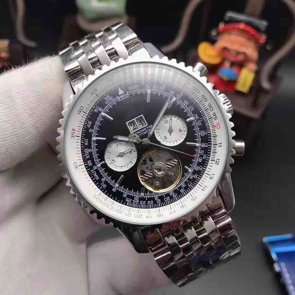 

2017-Новые часы мстителя, авиационные часы с хронографом, пилотные часы из нержавею