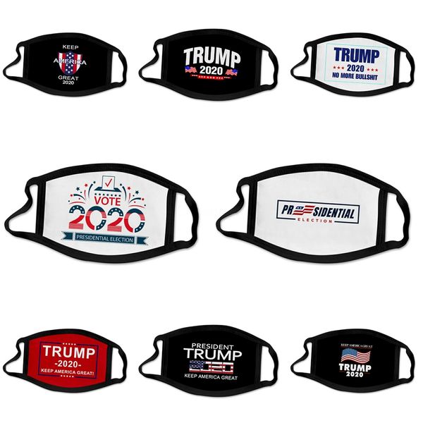 

in stock designer trump reusable washable cotton cloth fashion mouth face mask for face resist dust s fast ship #927