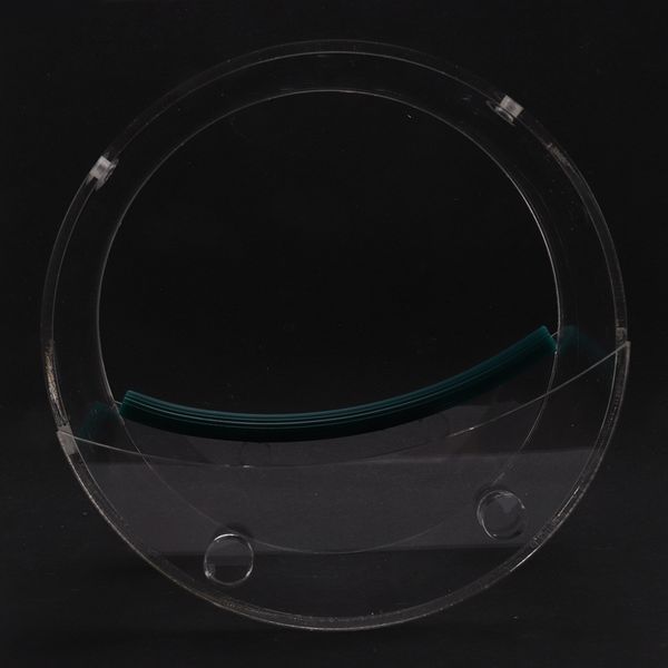 

bird feeder acrylic transparent food box round hanging sparrow parrot seed peanut feeding bird house window suction cup tool