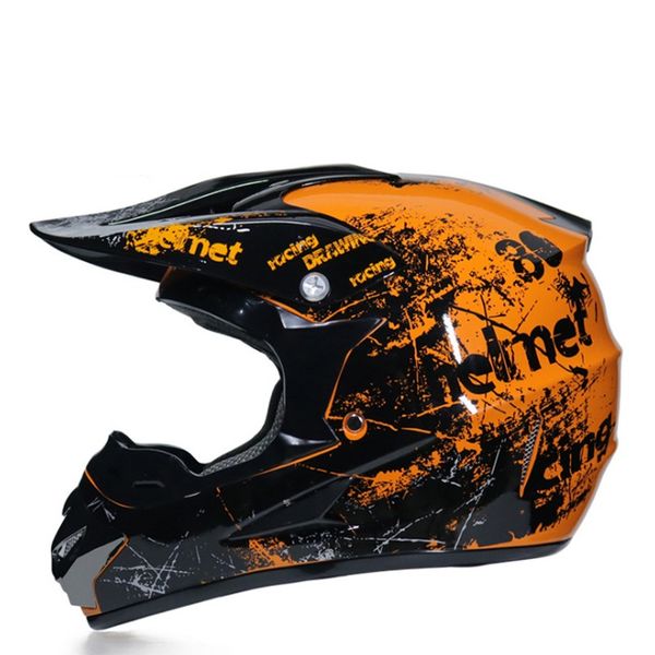 

motorcycle helmet child helmet full cover four season racing off-road riding kart abs 2 colors