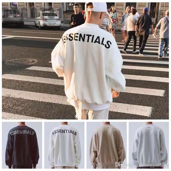

street sweatshirts men/women loose ovesized reflective embroidery hoodies, Black