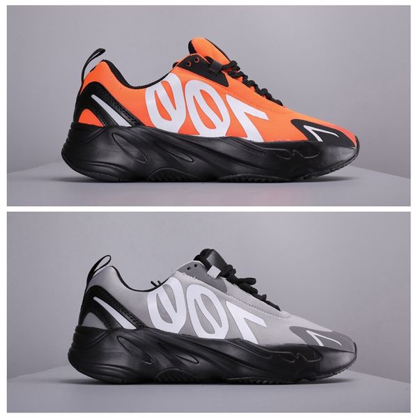 

kanye west 700 vx v3 wave runner orange mens running shoes for men 700s sports sneakers black solid mens designer shoes size 11