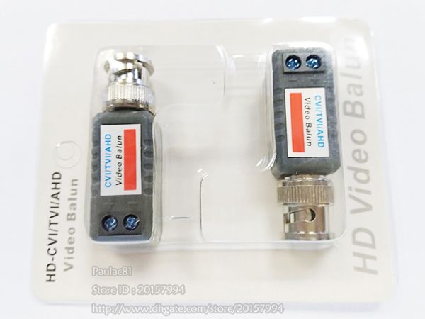 Adaptadores UTP, alta qualidade Coax Cat5 Câmera CCTV BNC HD-CVI / TVI / AHD Adaptador de Conector de Vídeo Passivo / 10Pairs