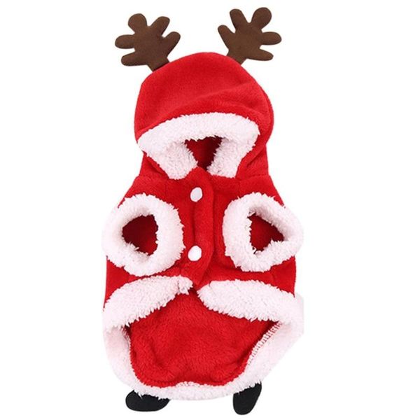 

2019 new christmas dog clothes small dogs santa costume for pug chihuahua yorkshire pet cat clothing jacket coat pets costume dog apparel