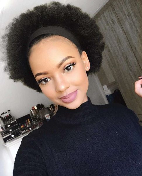 

naturally afro kinky curly ponytail human hair extension puff drawstring clip in hair extension for white women 120g, Black