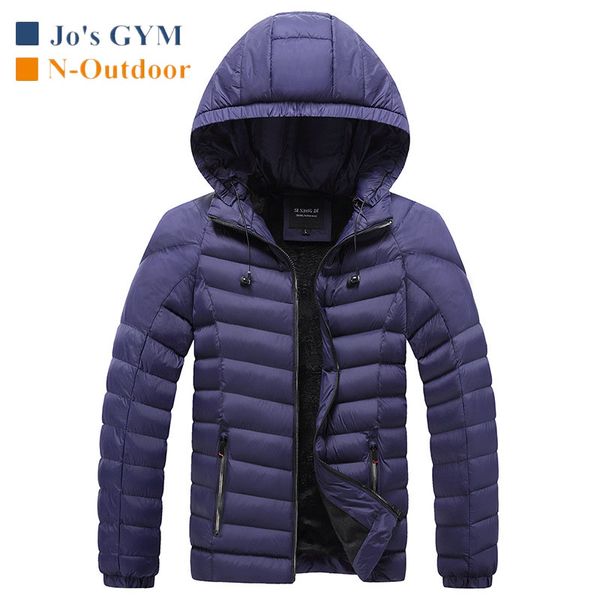 

warm winter thick detachable hooded softshell jacket multicolo velvet leisure headphones coat comfortable protect cold windproof, Blue;black