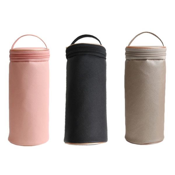 

2019 new barrel shaped travel cosmetic bag drum wash bags makeup organizer storage bags men women portable waterproof wash bag