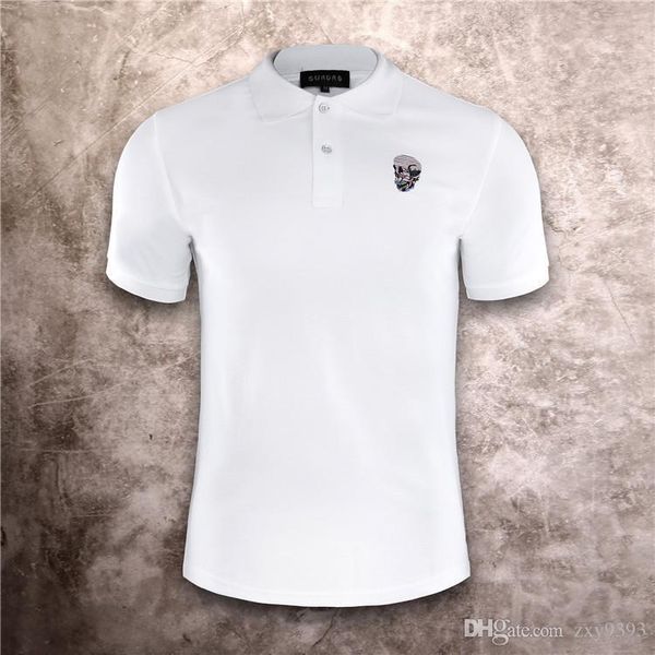 

summer polo shirt 2019 luxury mens designer t shirts short sleeve turn down collar short sleeve polo shirts, White;black
