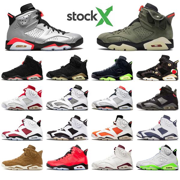 

with socks air jordan shoes bred 6 basketball shoes dmp 6s unc black sport blue white infrared oreo alternate black cat sneakers, White;red