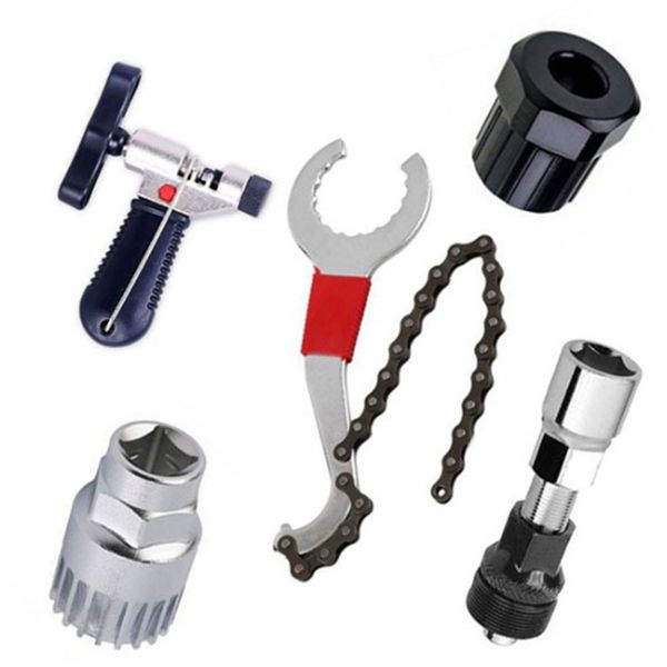 

mountain bike repair tool kits bicycle chain removal/bracket remover/heel remover/crank puller remover outdoor bike tools