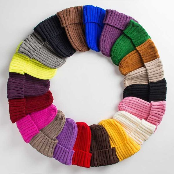 

cotton blends hat female warm soft hip hop knitted hats men winter caps women's skullies beanies for girl wholesale hot, Blue;gray