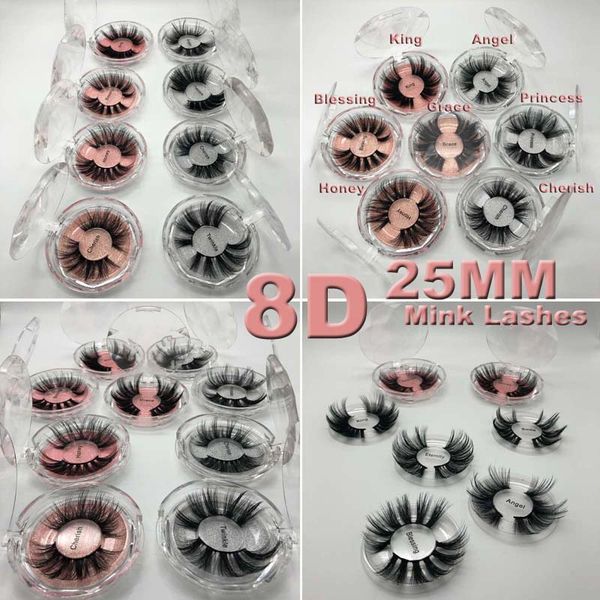 

2019 Новейшие 25 мм Премиум 8D Ресницы из Норки Мягкие Натуральные Толстые Крест Ручн