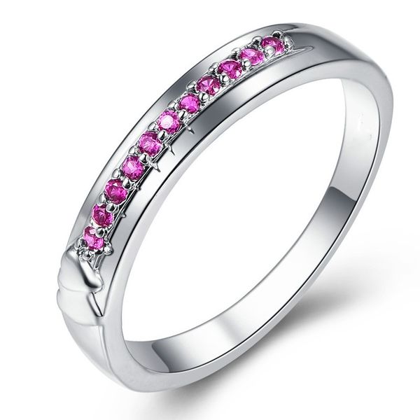 

европейские и американские новая мода ювелирные изделия женщины 18k платиновый покрытием пары венчания размер партии кольца 6-9, Slivery;golden