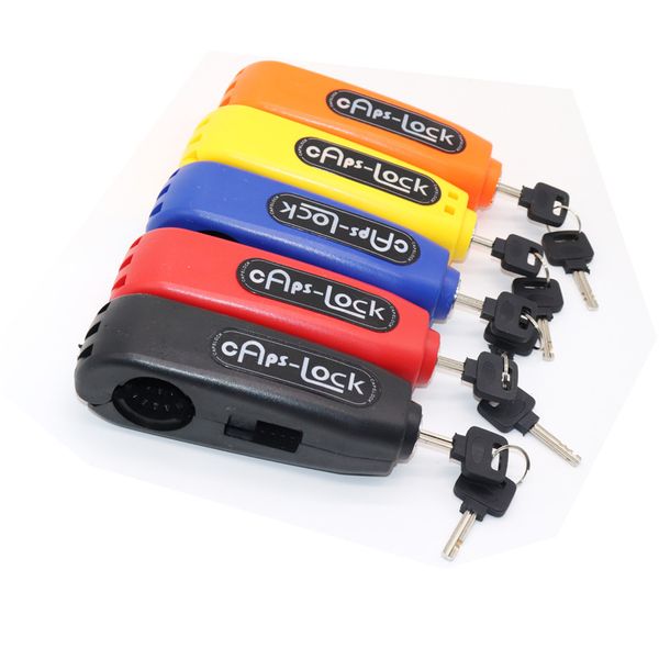 

new universal motorcycle handlebar lock aluminium cnc motorbike handle theft protection lock brake throttle grip security