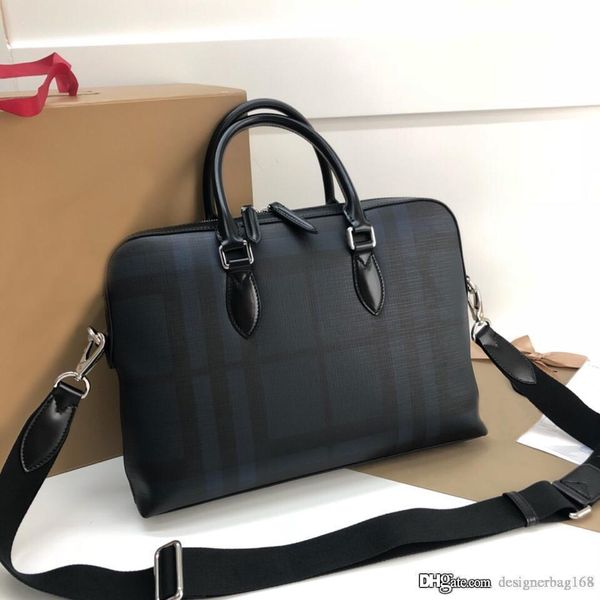 

new fashion luxury designer man handbag cross body bags shoulder genuine leather tote purse bags genuine leather briefcase 37cm