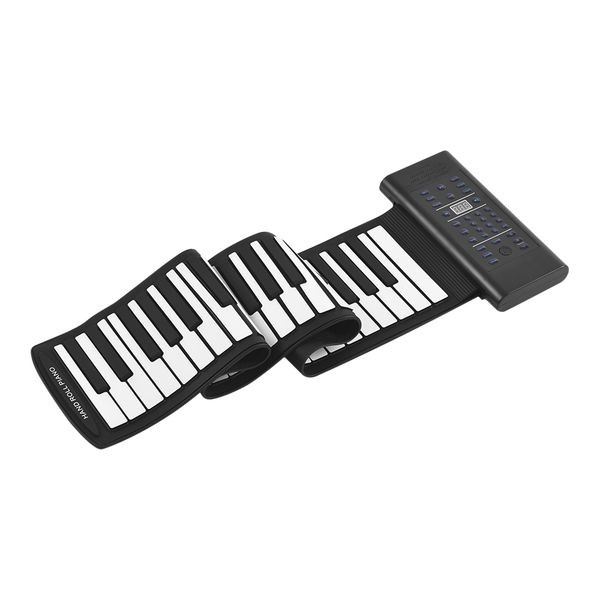 

портативный 61-key roll up piano электронные клавиатуры кремний встроенная стереосистема 1000ma литий-ионная аккумуляторная батарея поддержк