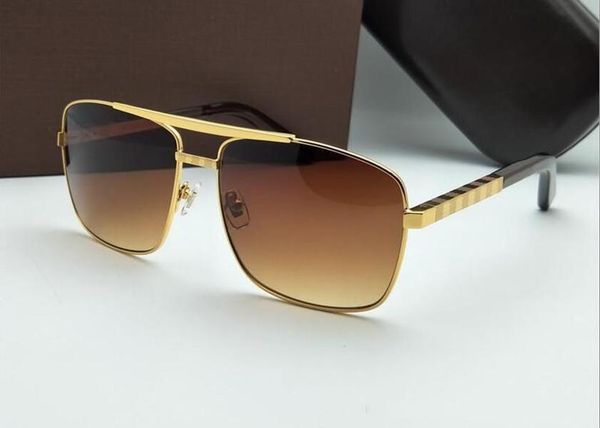 

2020 new fashion classic sunglasses attitude sunglasses gold frame square metal frame vintage style outdoor design classical modeldr3574, White;black