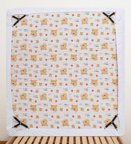 

4 pcs adjustable fixers sheets holder tablecloth curtain sofa brace cover sheets fixed buckle tent metal clip