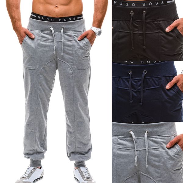 

new men's sports and leisure library in autumn and winter pants, Black