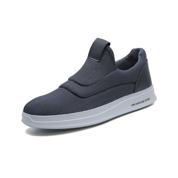 

spring 2019 new men's shoes korean edition trend student canvas board shoes, Black